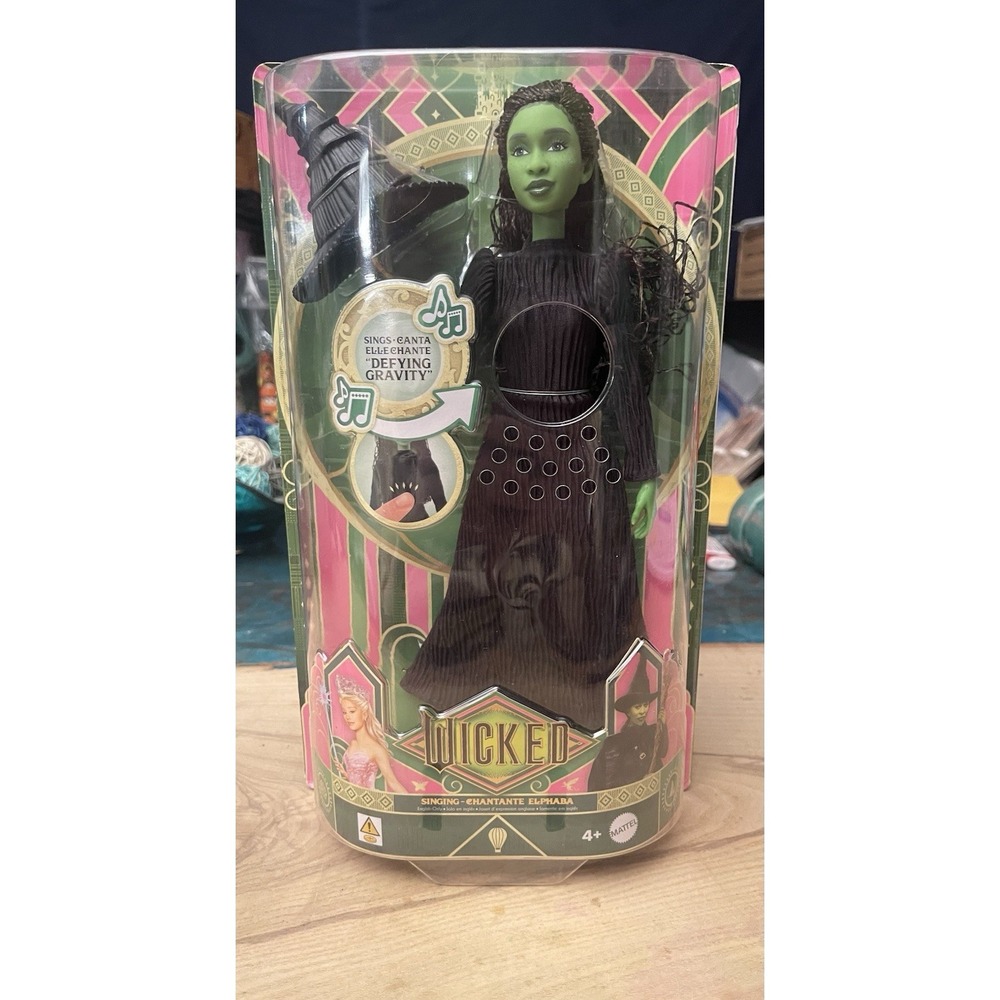 Mattel Wicked Movie Singing Elphaba Doll URL MISPRINT (NEW/SEALED)